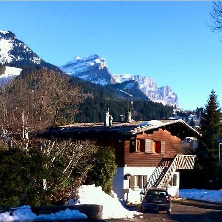 Charmant Appartement Dans Chalet Les Carroz d'Araches Ngoại thất bức ảnh