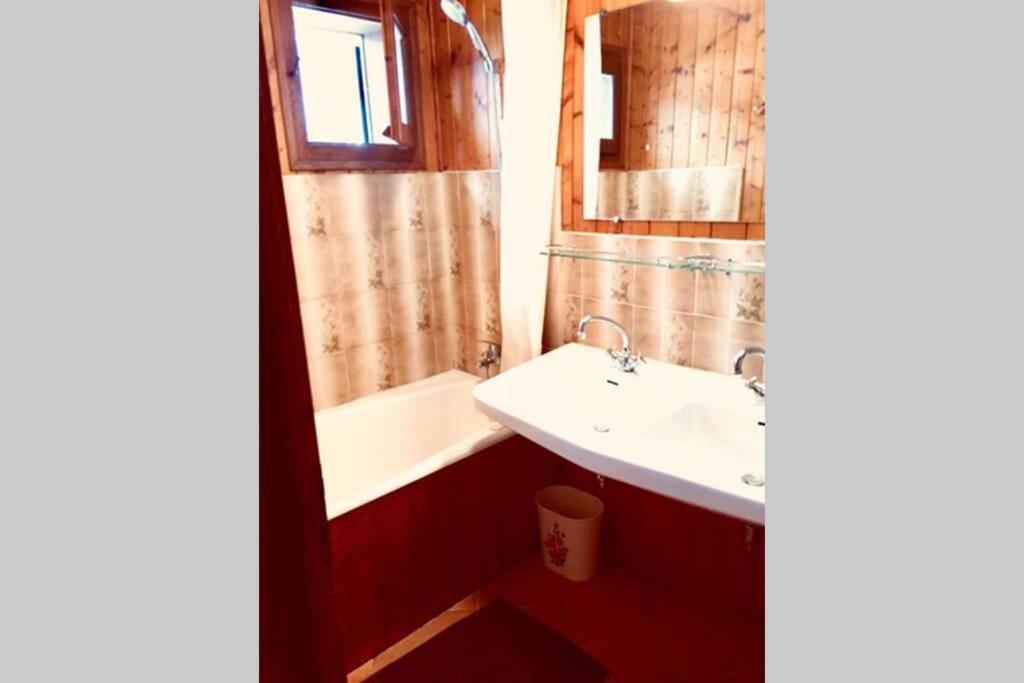 Charmant Appartement Dans Chalet Les Carroz d'Araches Ngoại thất bức ảnh